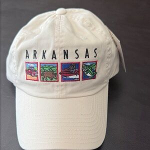 Arkansas Graphic Cream Cap